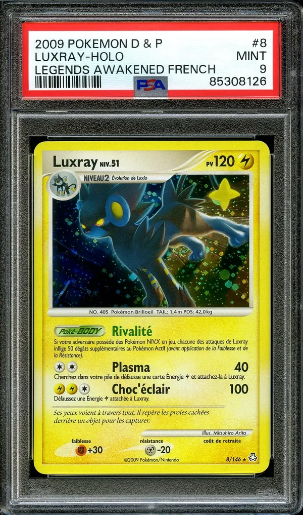 PSA 9 Luxray Holo
