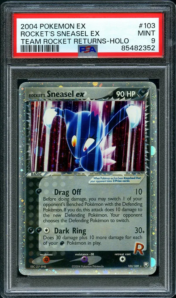 PSA 9 Rocket's Sneasel Ex