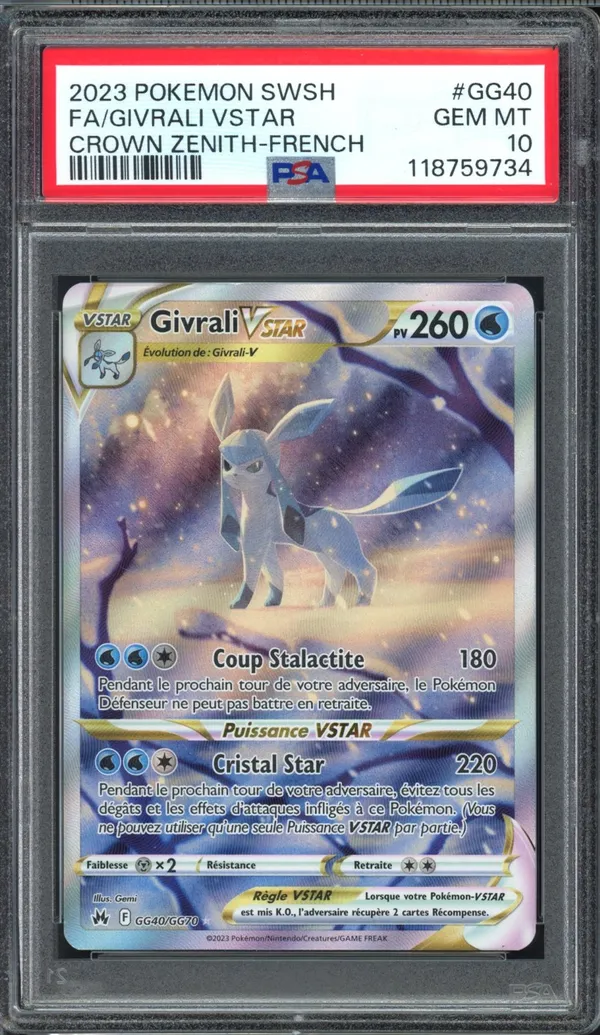 PSA 10 Givrali VStar