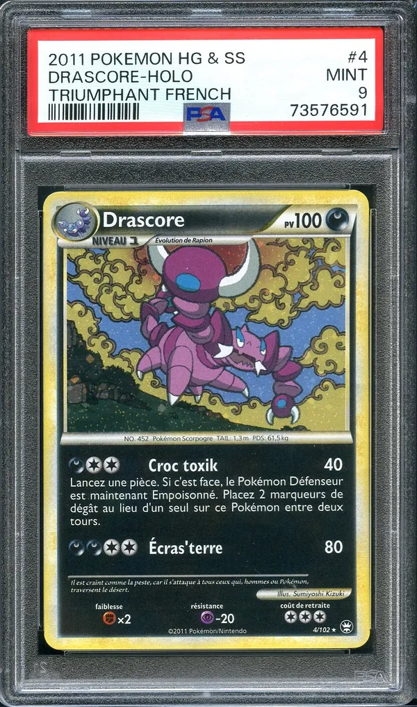 PSA 9 Drascore Holo