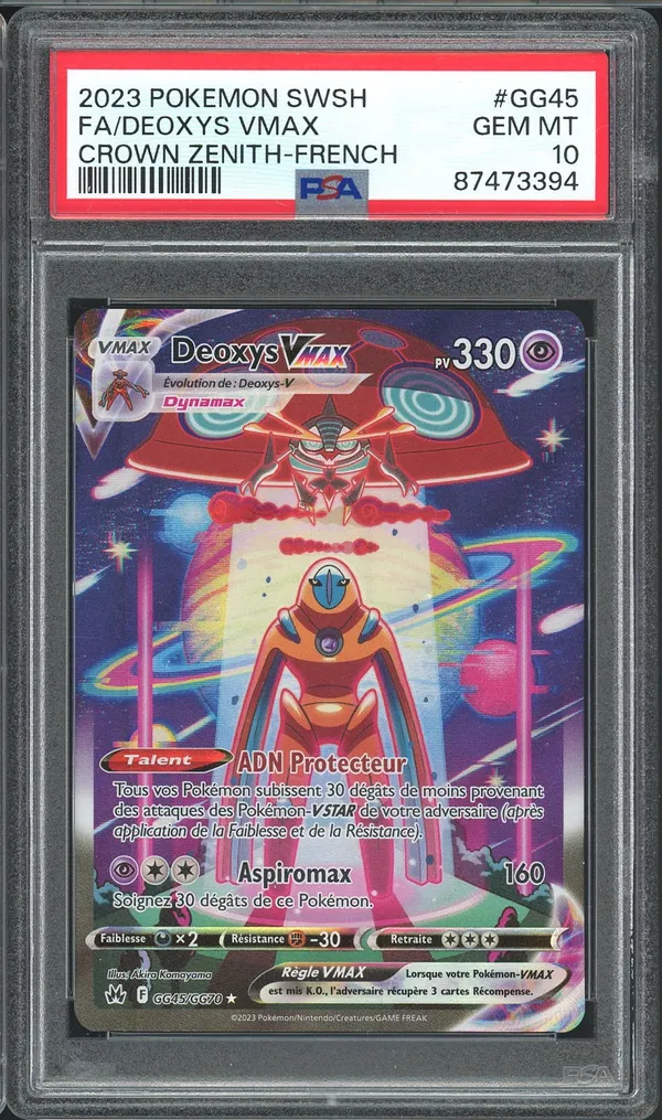 PSA 10 Deoxys VMax