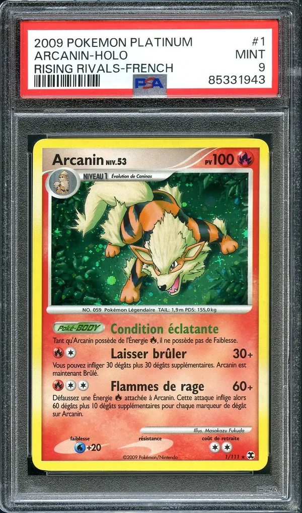 PSA 9 Arcanin Holo