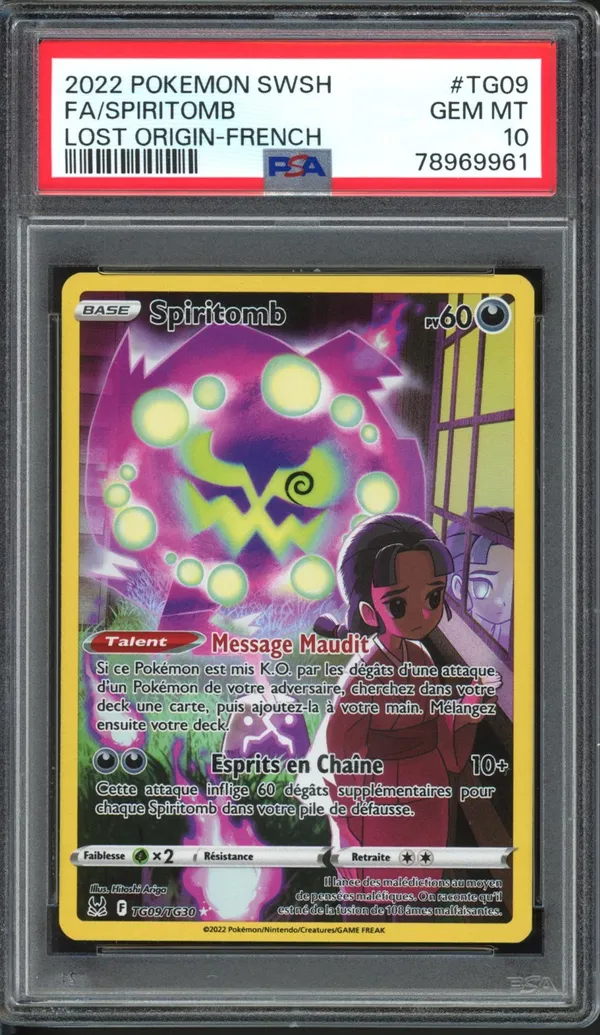 PSA 10 Spiritomb