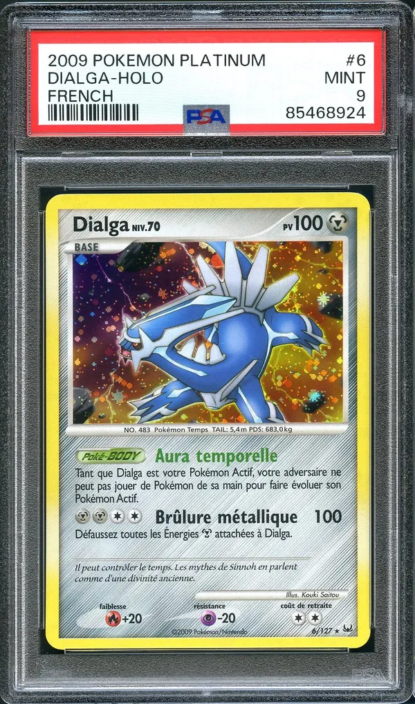 PSA 9 Dialga Holo