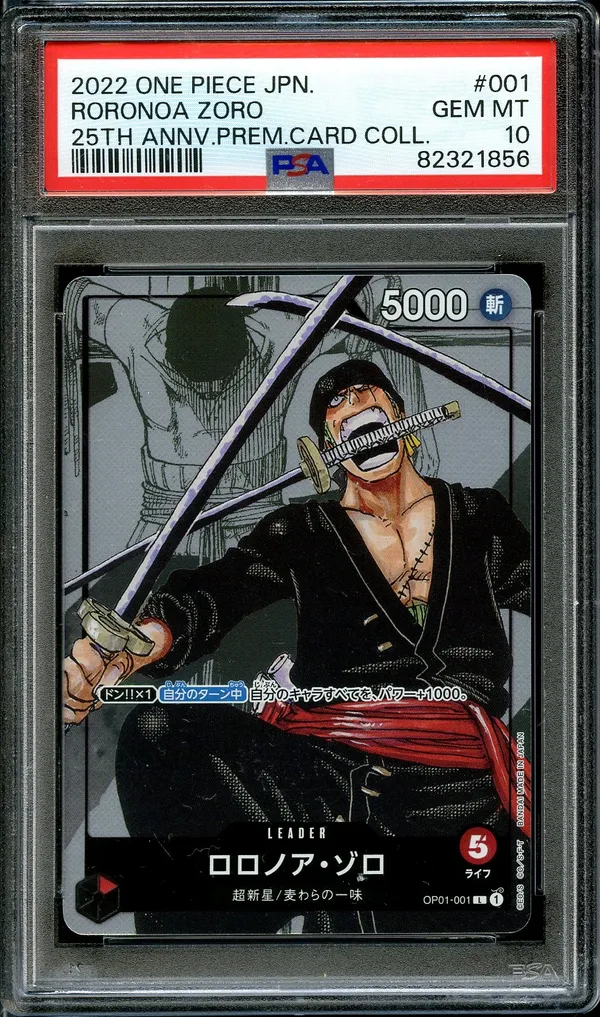 PSA 10 Roronoa Zoro