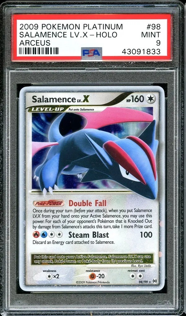 PSA 9 Salamence LV. X