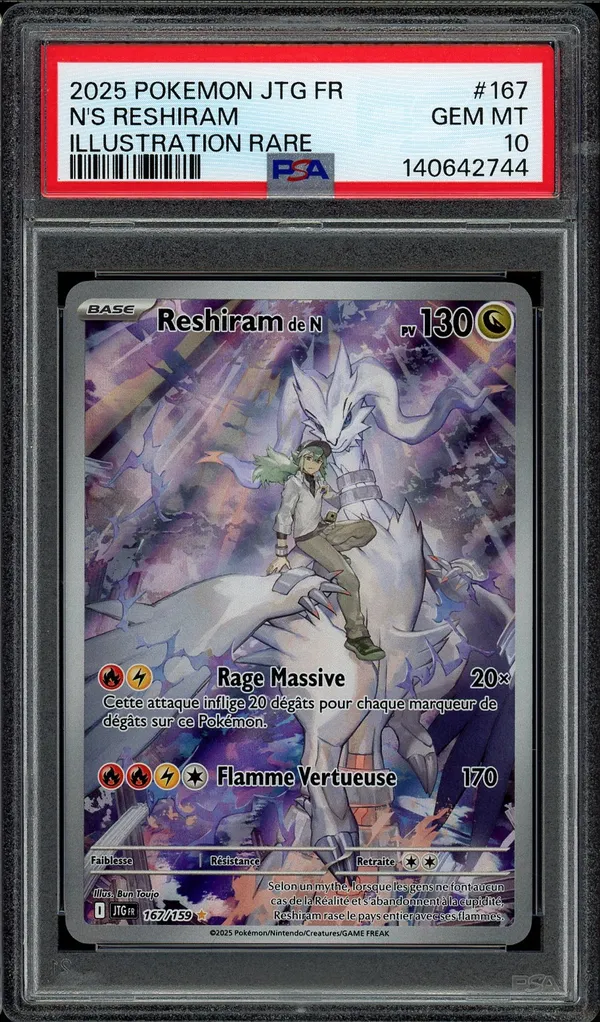 PSA 10 Reshiram de N