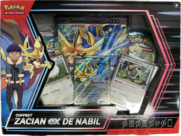 Coffret Zacian Ex de Nabil