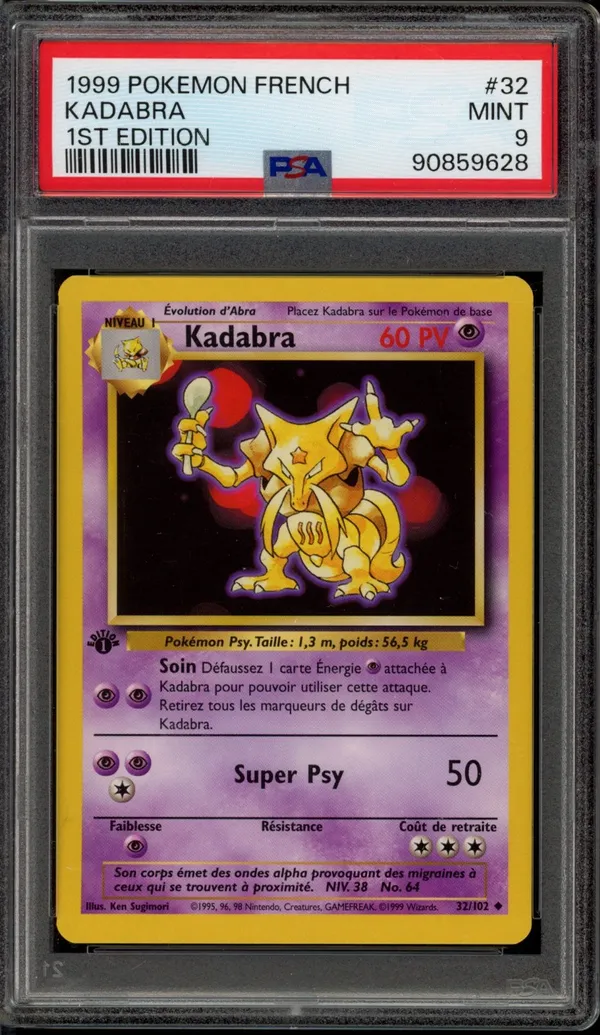 PSA 9 Kadabra