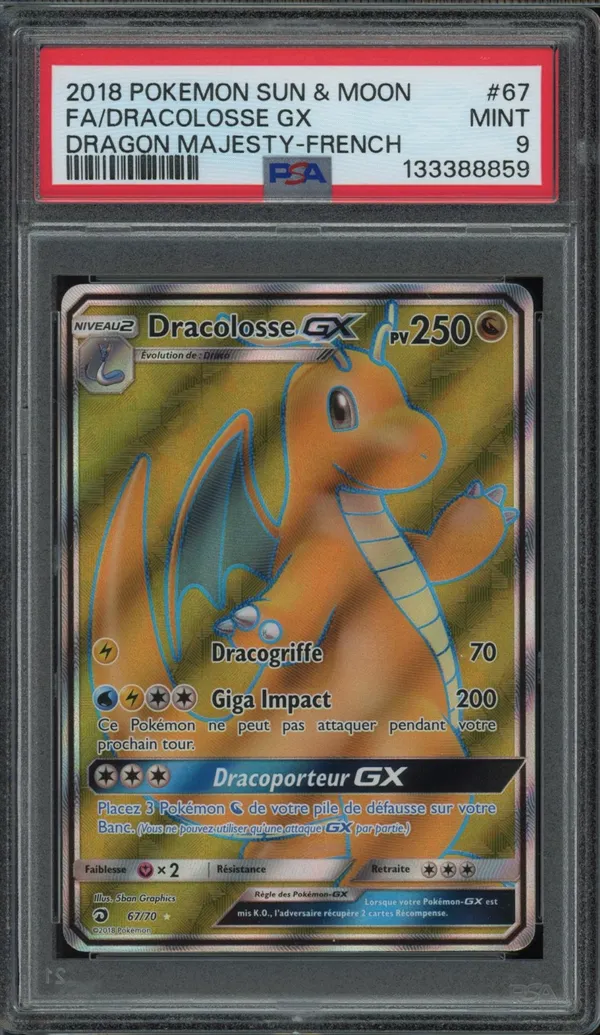 PSA 9 Dracolosse Gx