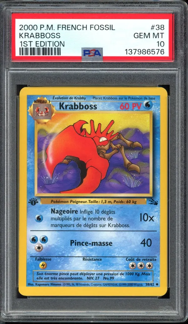 PSA 10 Krabboss
