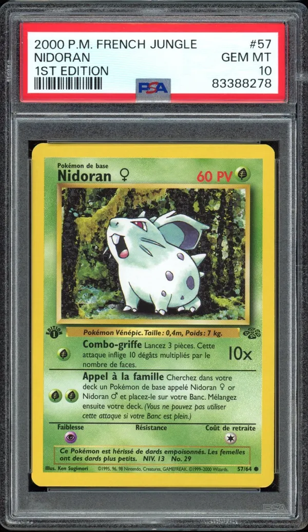 PSA 10 Nidoran