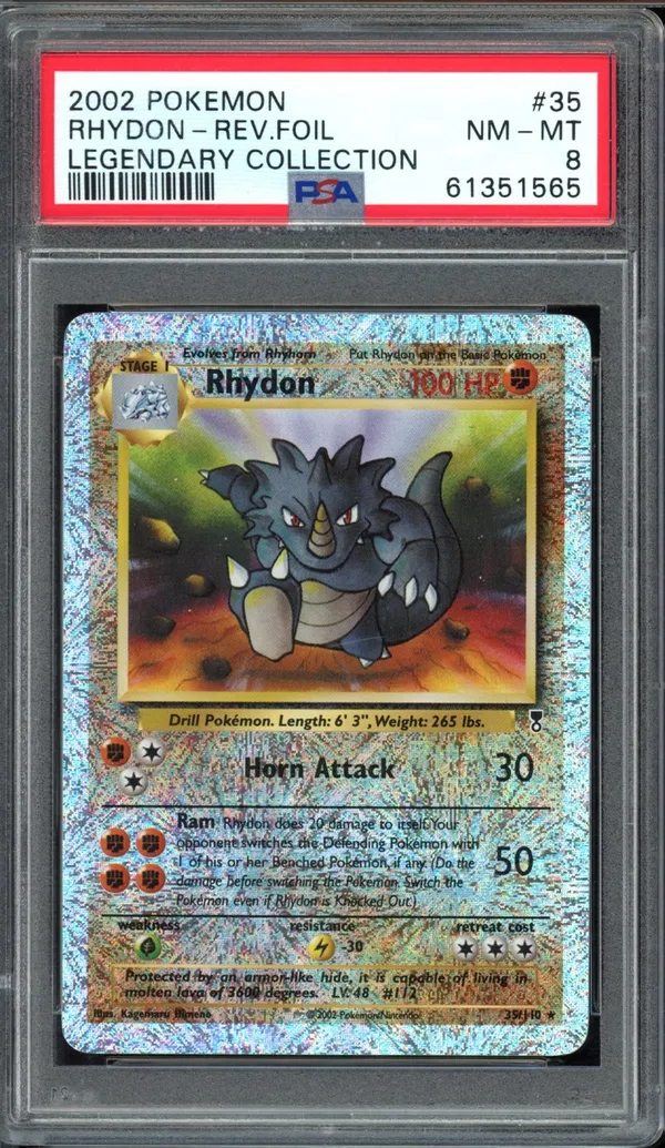 PSA 8 Rhydon Reverse