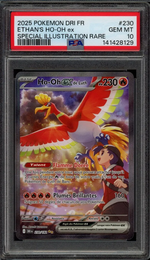 PSA 10 Ho-Oh Ex de Luth