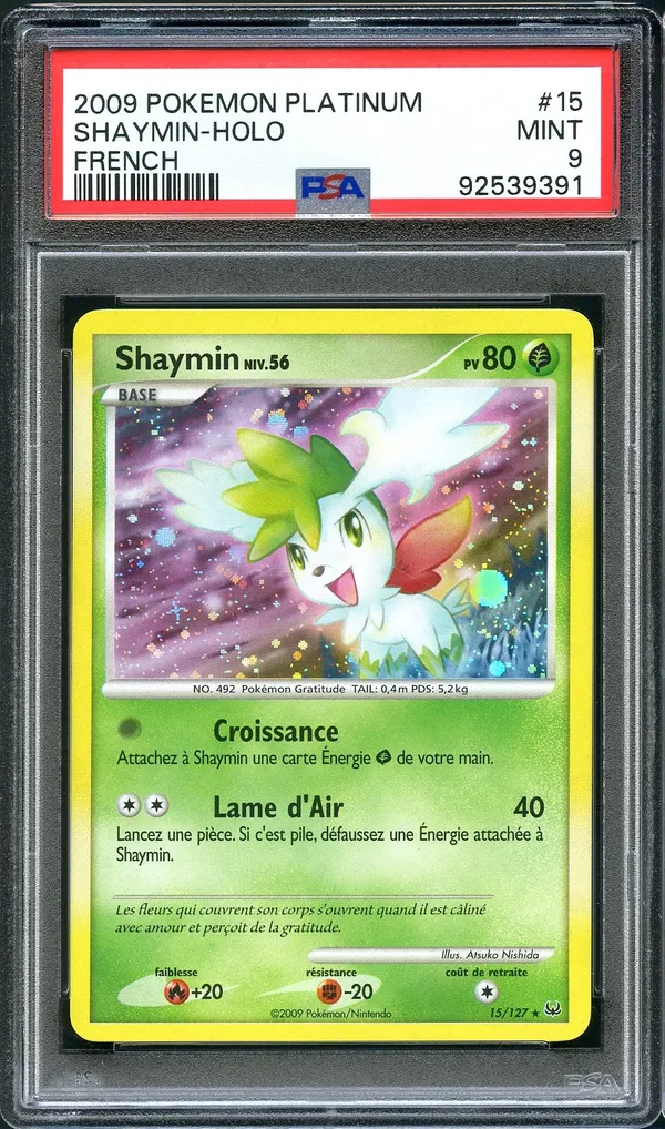 PSA 9 Shaymin Holo