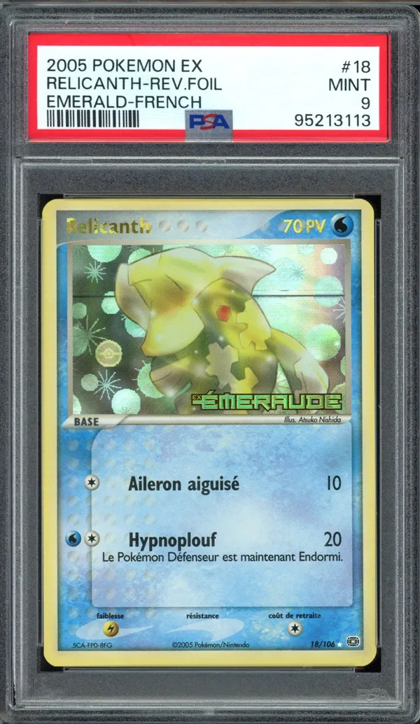 PSA 9 Relicanth Reverse
