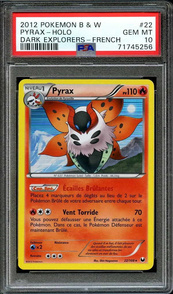 PSA 10 Pyrax Holo