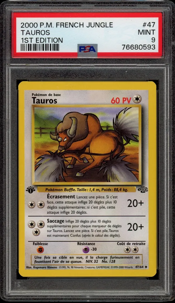 PSA 9 Tauros