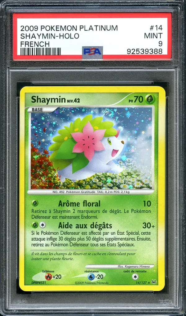 PSA 9 Shaymin Holo