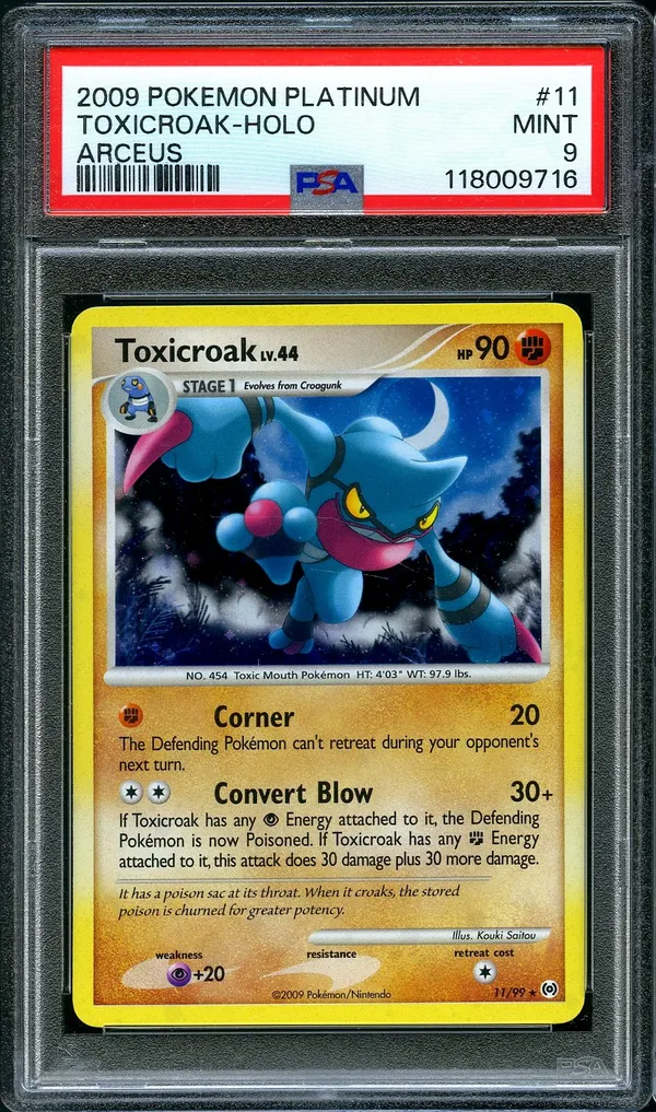 PSA 9 Toxicroak
