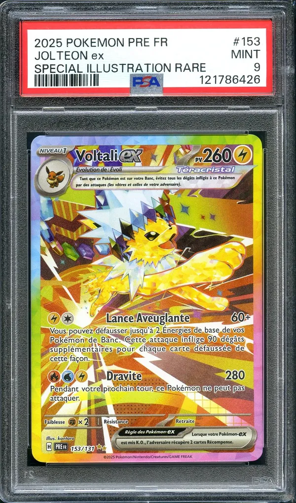 PSA 9 Voltali Ex