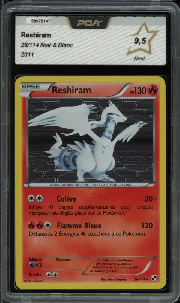PCA 9.5 Reshiram Holo