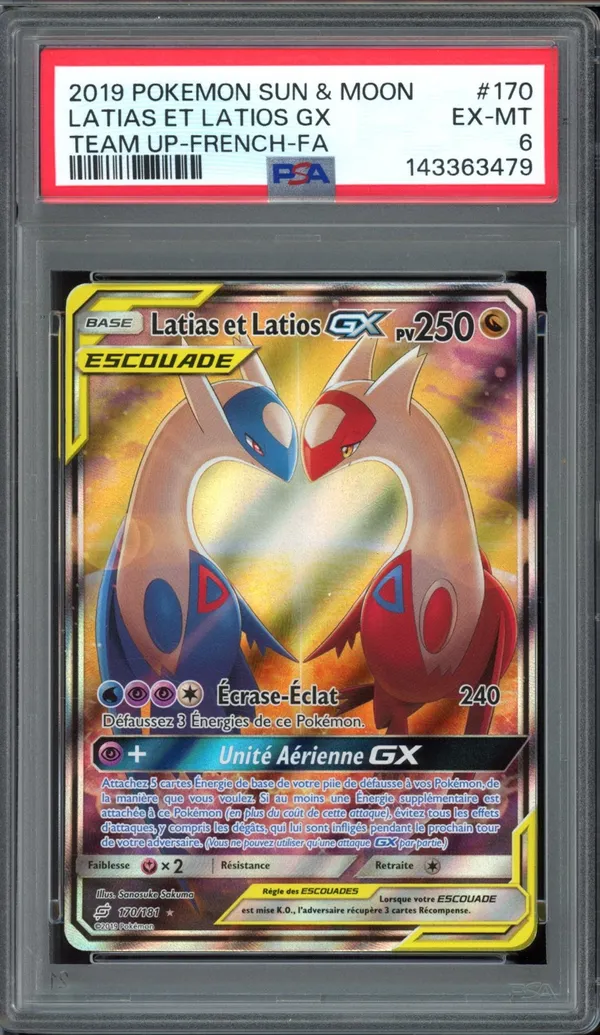 PSA 6 Latias et Latios Gx