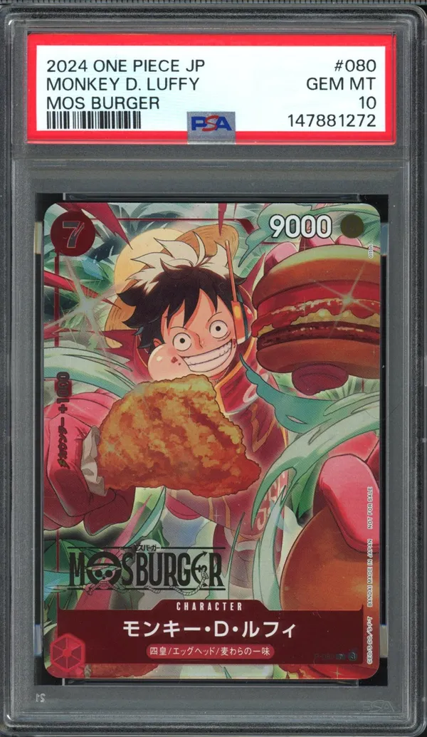 PSA 10 Monkey D. Luffy