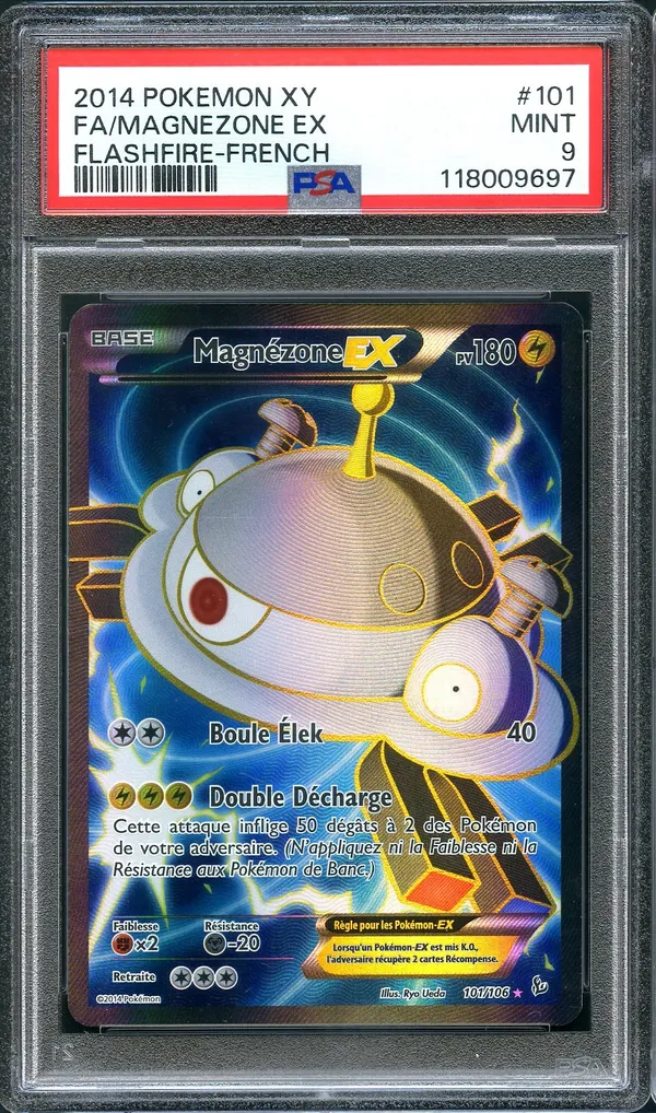 PSA 9 Magnézone Ex