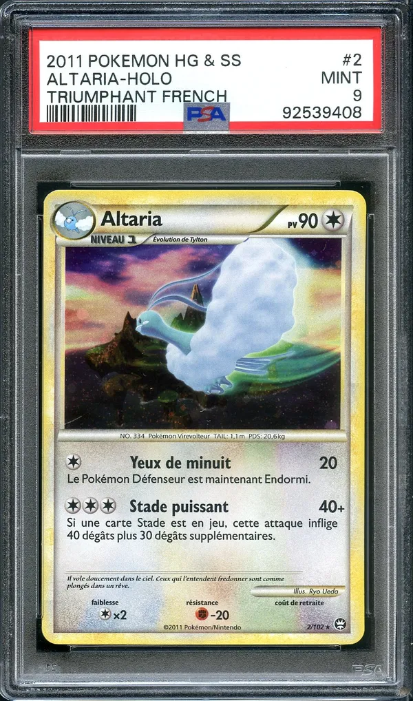 PSA 9 Altaria Holo