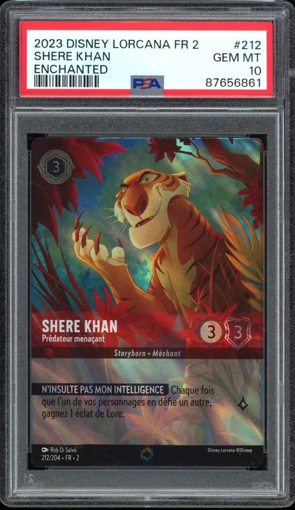 PSA 10 Shere Khan Enchantée