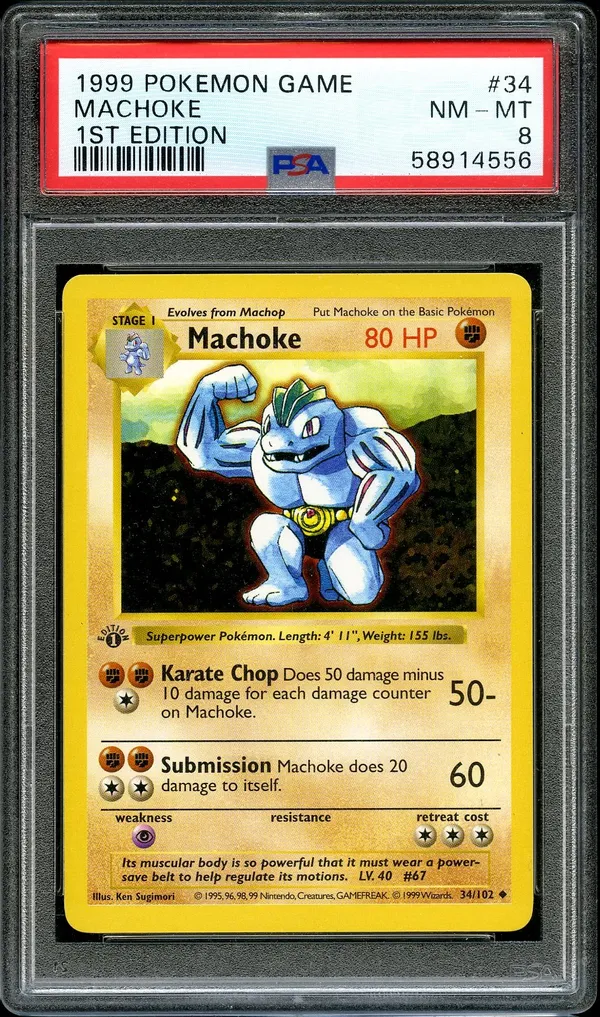PSA 8 Machoke