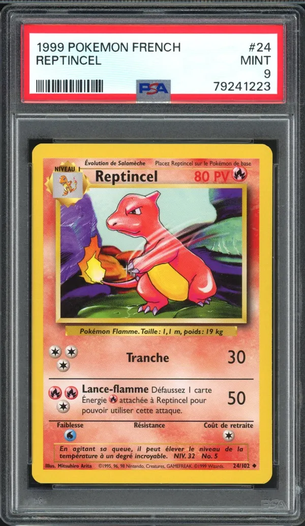 PSA 9 Reptincel