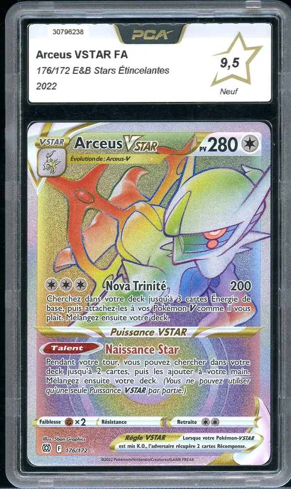 PCA 9.5 Arceus VStar Rainbow