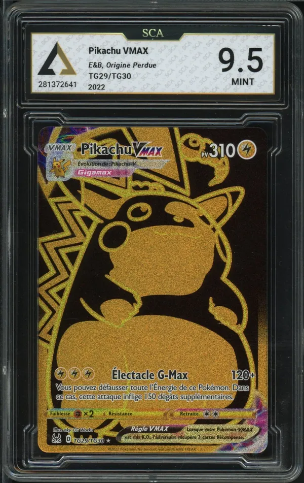 SCA 9.5 Pikachu VMax Gold