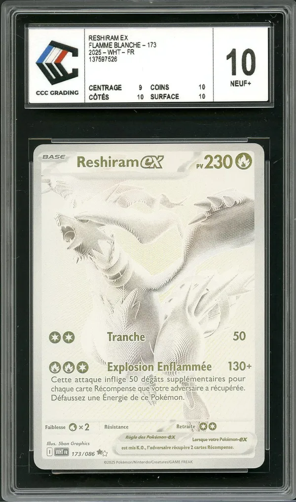 CCC 10 Reshiram Ex