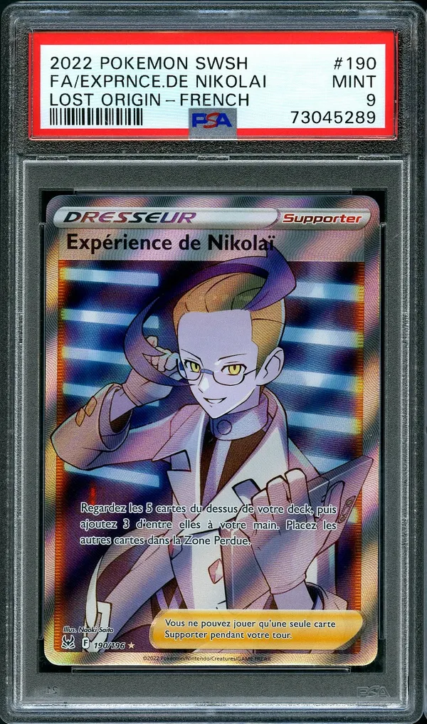 PSA 9 Expérience de Nikolaï