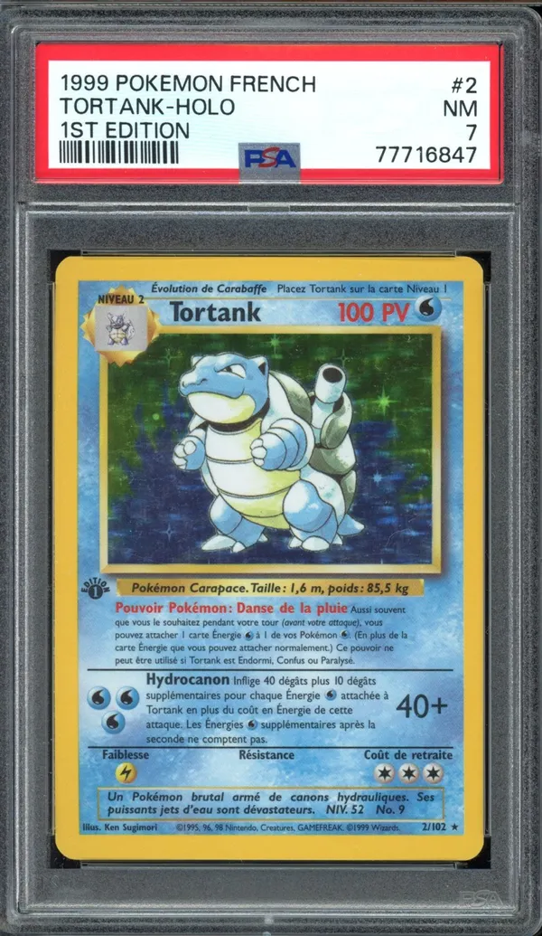 PSA 7 Tortank Holo