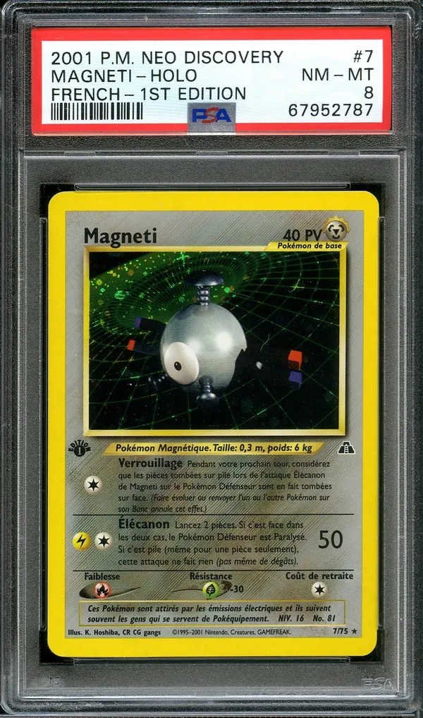 PSA 8 Magnéti Holo