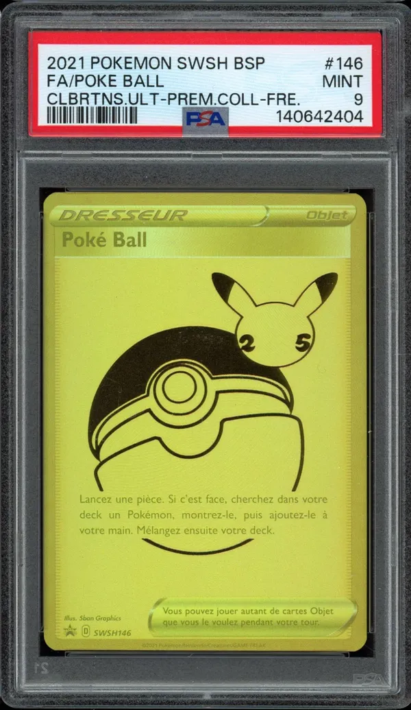 PSA 9 Poké Ball
