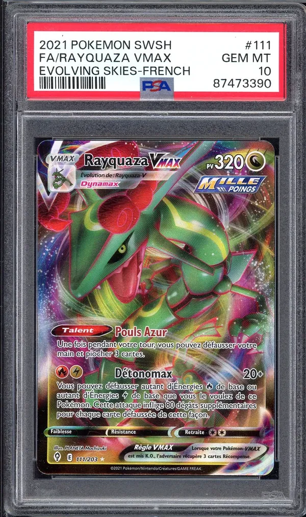 PSA 10 Rayquaza VMax