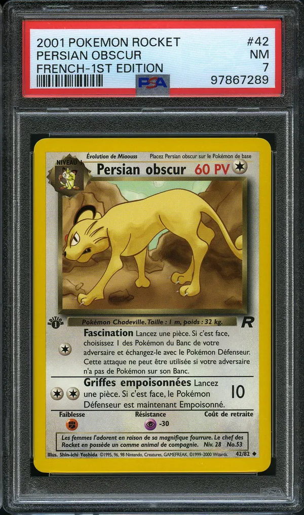 PSA 7 Persian Obscur