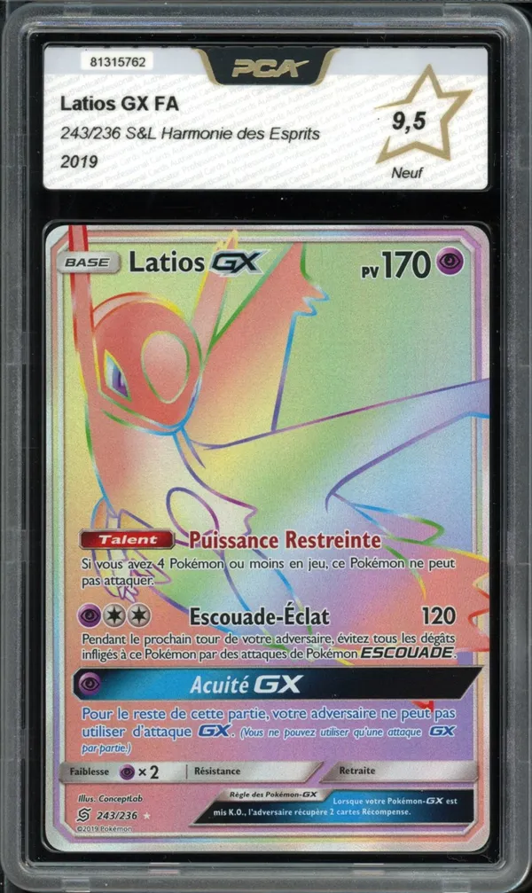 PCA 9.5 Latios Gx Rainbow