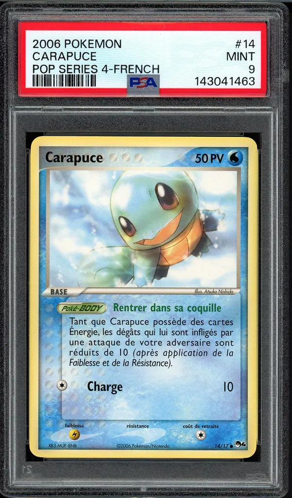 PSA 9 Carapuce