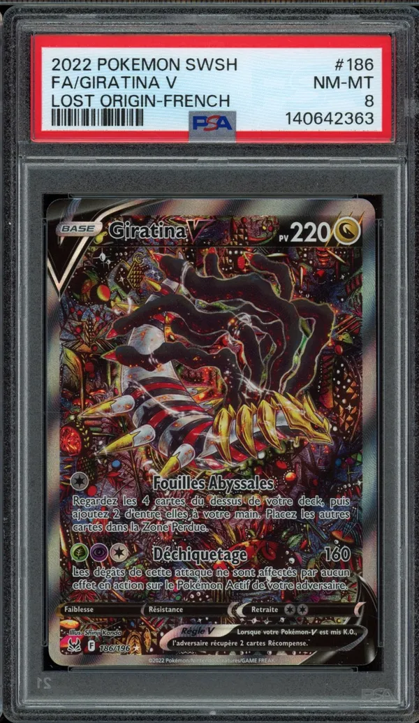 PSA 8 Giratina V