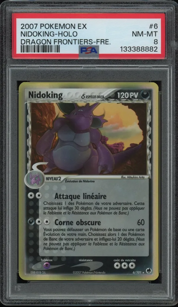 PSA 8 Nidoking Holo