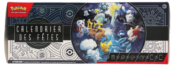Coffret Pokémon Calendrier des Fêtes 2023