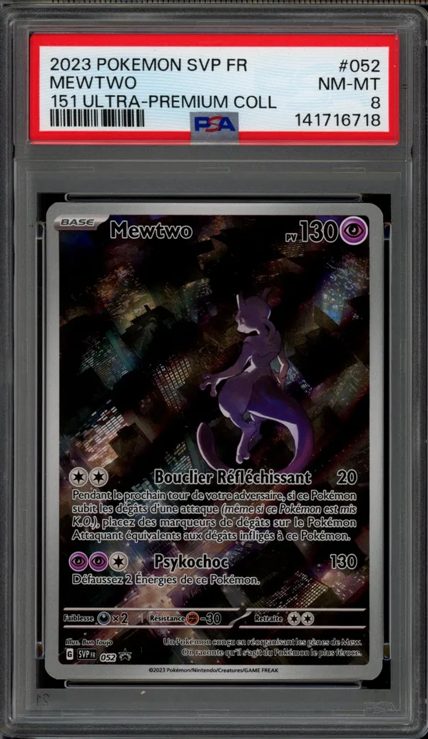 PSA 8 Mewtwo
