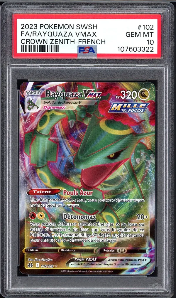 PSA 10 Rayquaza VMax