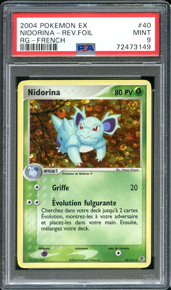 PSA 9 Nidorina Reverse